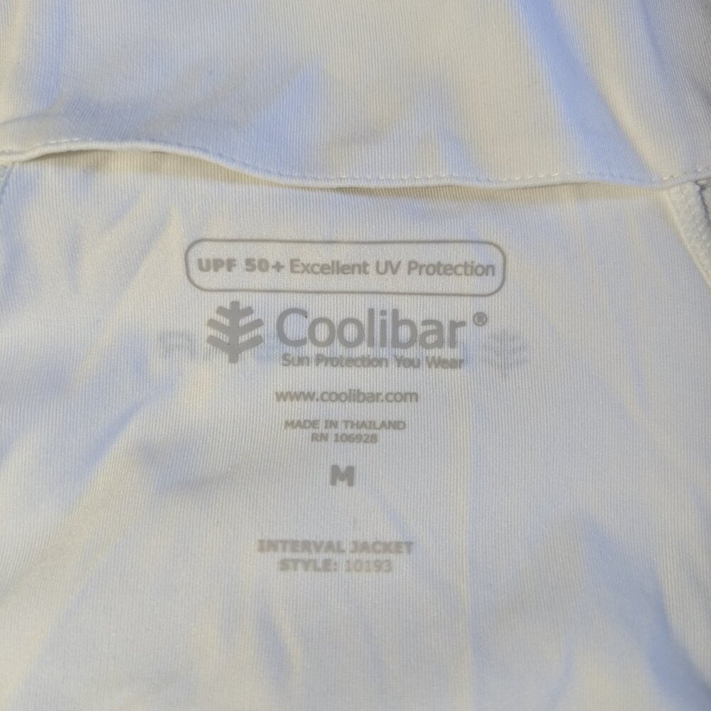 Coolibar White Full-Zip Women's Jacket - Picture 5 of 6